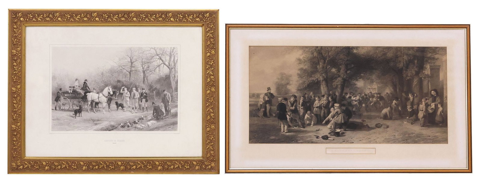 (2) ENGLISH PRINTS AFTER THOMAS WEBSTER (D.1886) & C.E. WAGSTAFF (D.1850) (1 of 6)