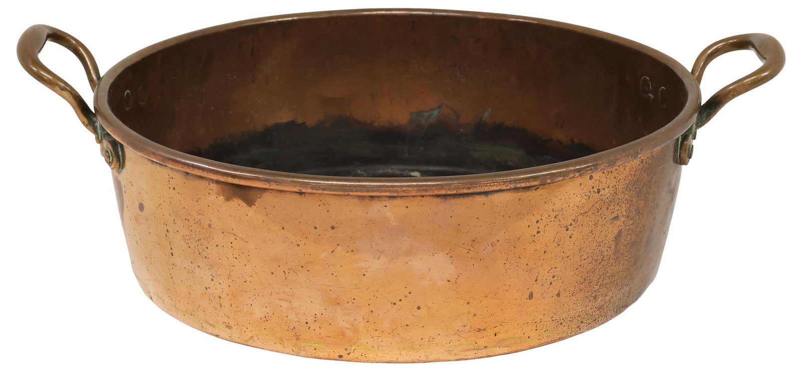 LARGE ENGLISH VICTORIAN WILSON & SON COPPER PAN / KETTLE (1 of 6)