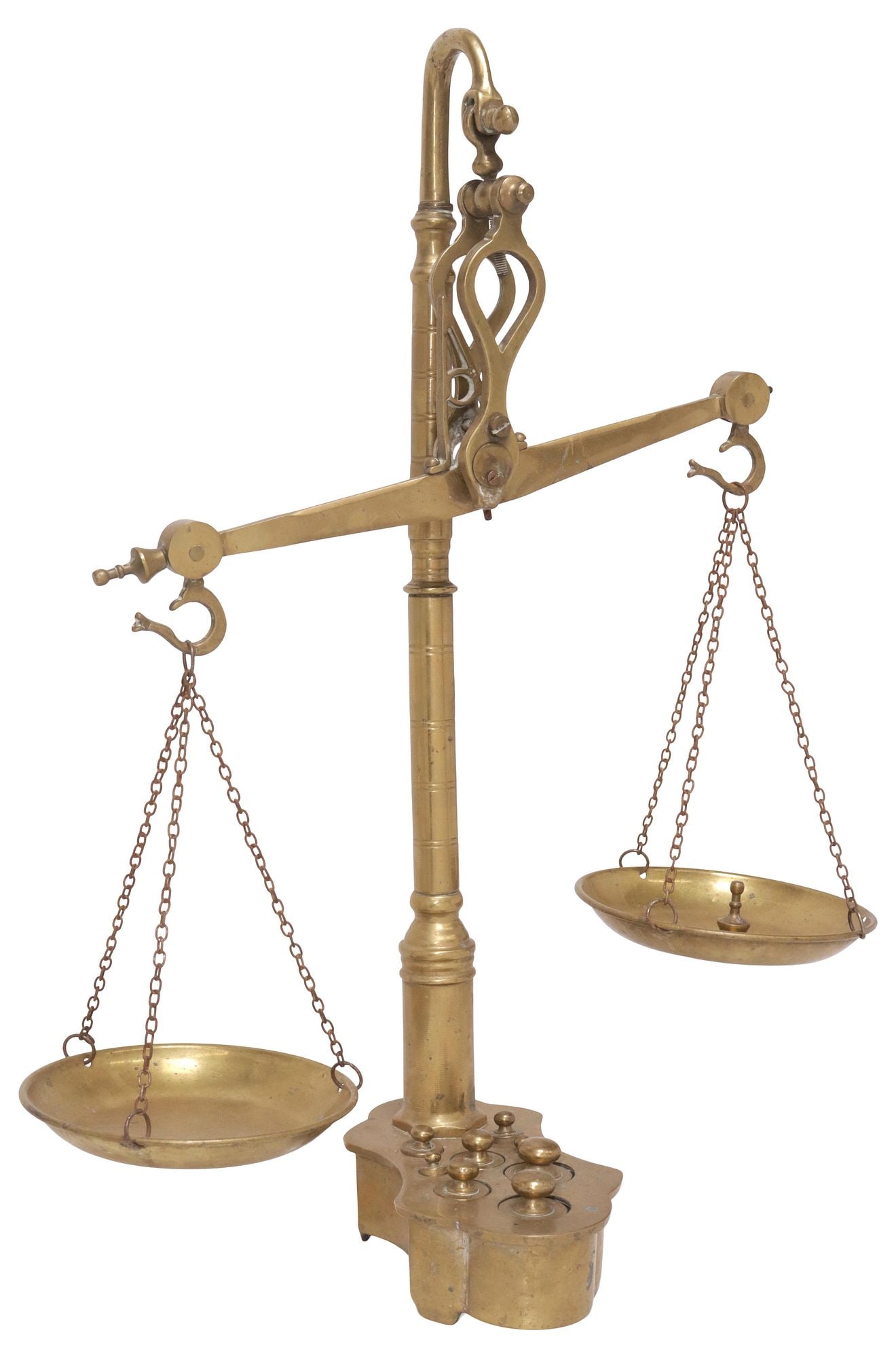 ITALIAN SHOP COUNTER BALANCE BEAM SCALES & WEIGHTS (1 of 6)
