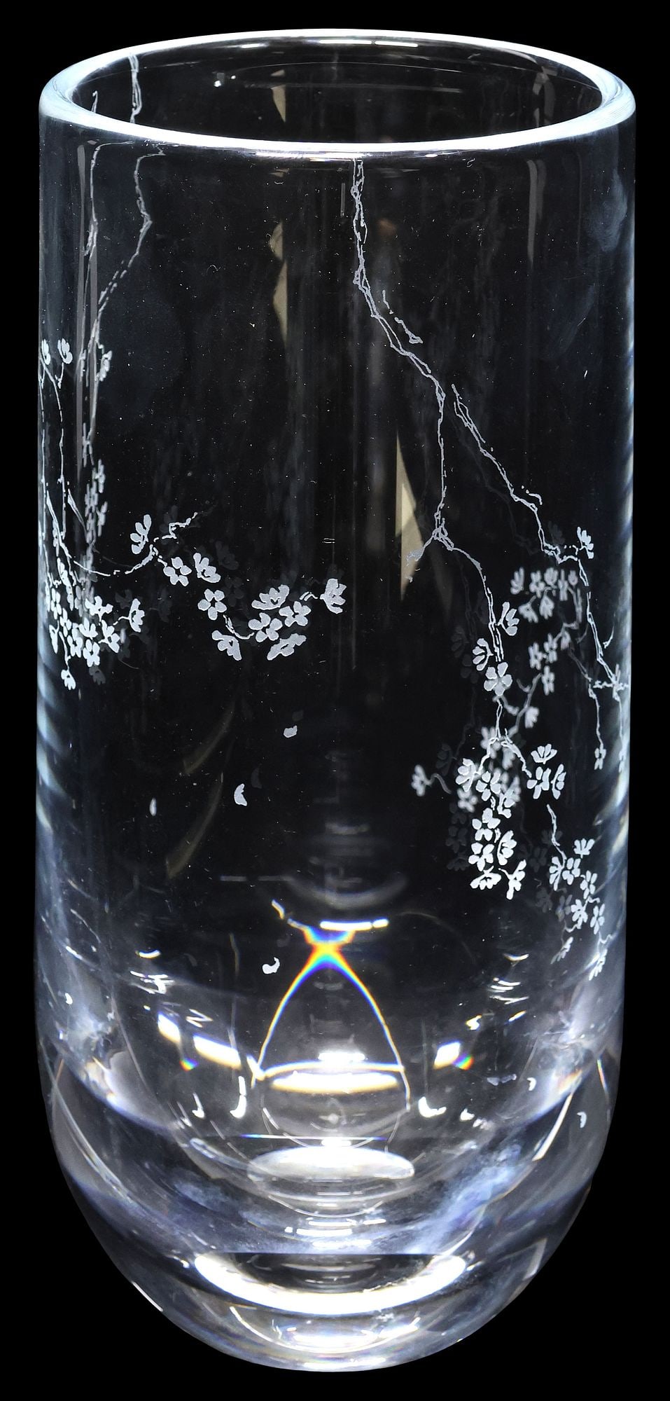 JOEL SMITH (B.1929) FOR STEUBEN 'CHERRY BLOSSOM' ART GLASS VASE (1 of 4)