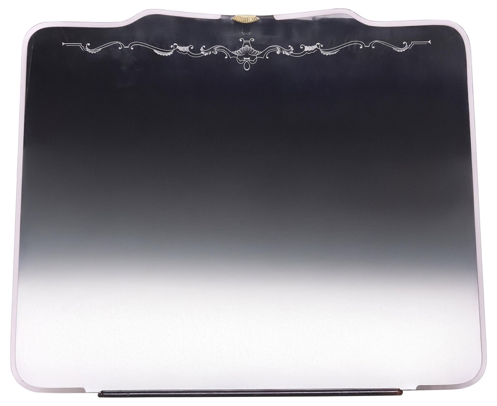 ITALIAN MID-CENTURY MODERN ETCHED FRAMELESS WALL MIRROR (1 of 4)