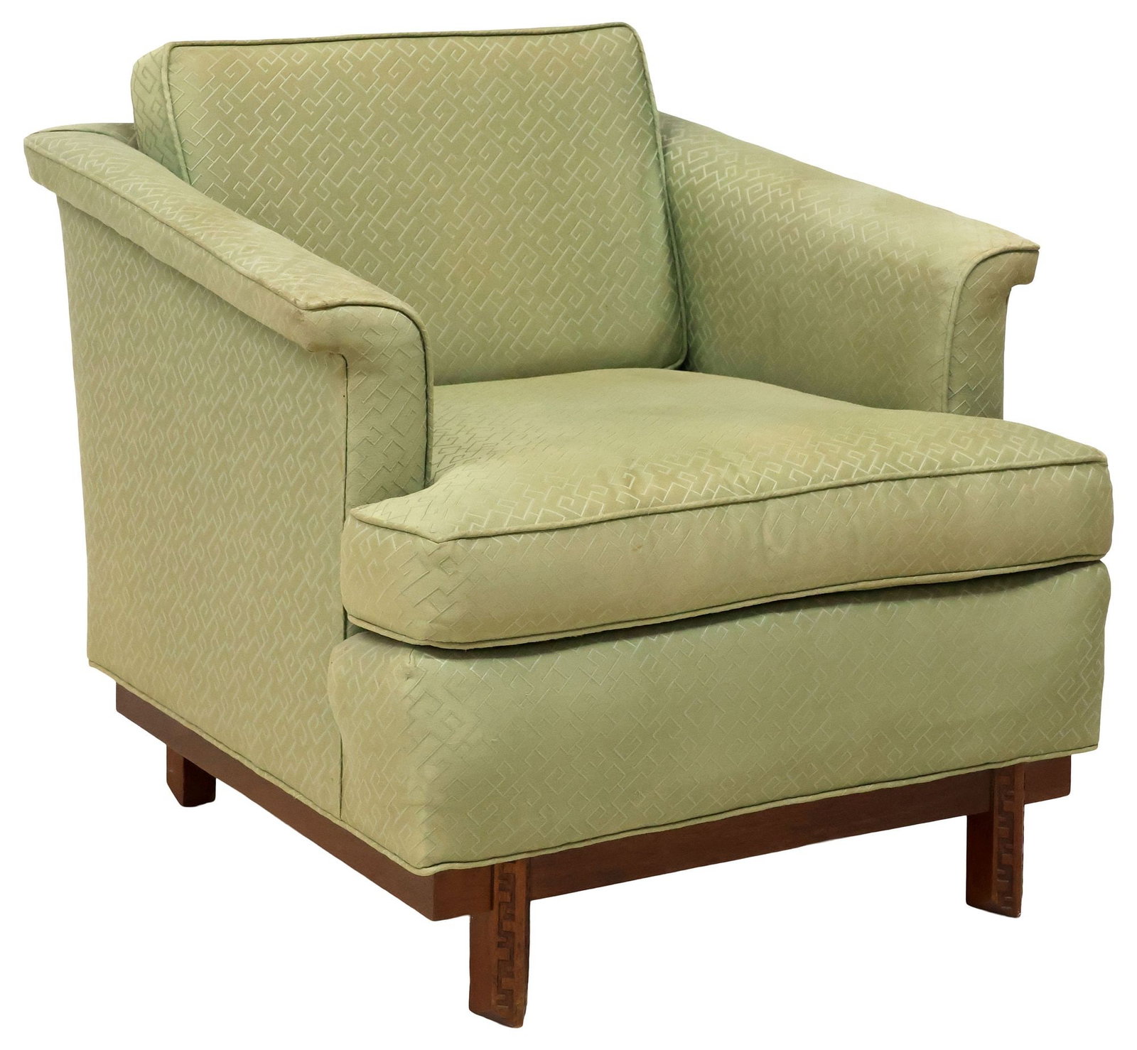 FRANK LLOYD WRIGHTFOR HENREDON 'TALIESIN' MID-CENTURY CLUB CHAIR (1 of 4)