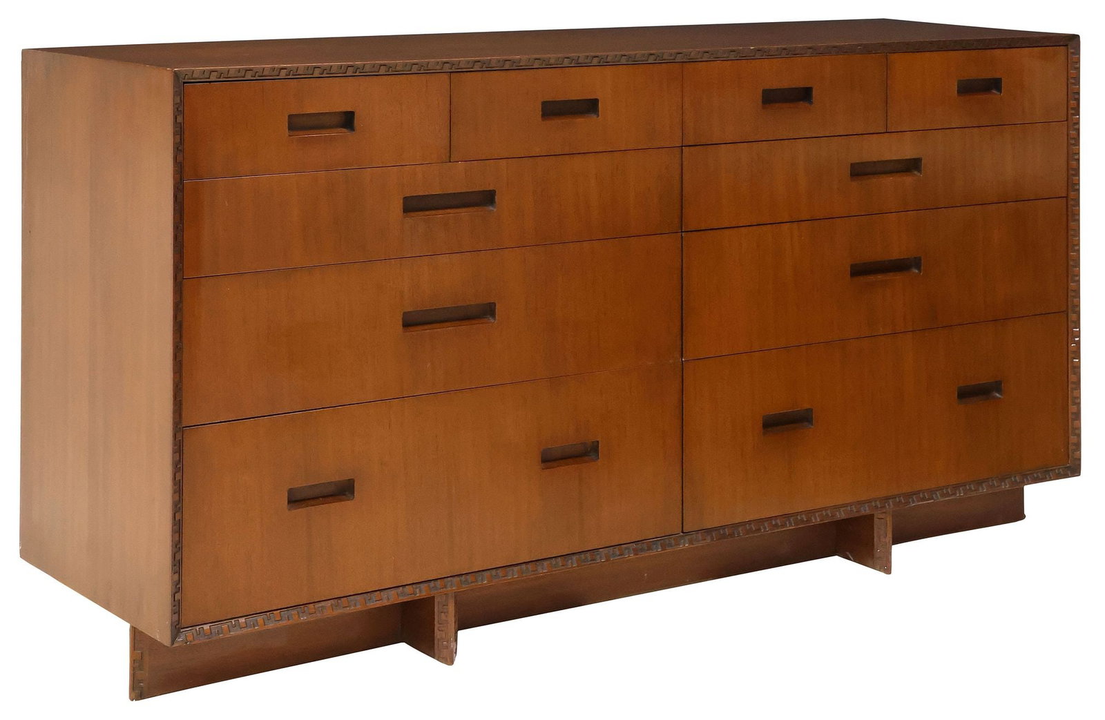 LARGE FRANK LLOYD WRIGHT FOR HENREDON 'TALIESIN' DRESSER OR CREDENZA (1 of 6)