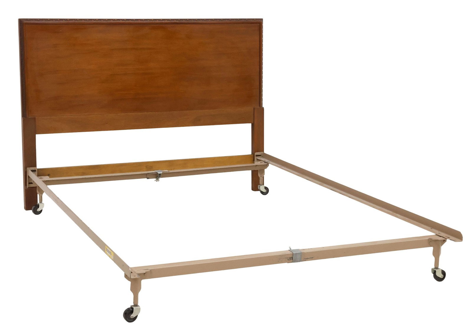 FRANK LLOYD WRIGHT FOR HENREDON 'TALIESIN' HEADBOARD & HOLLYWOOD RAILS (1 of 6)