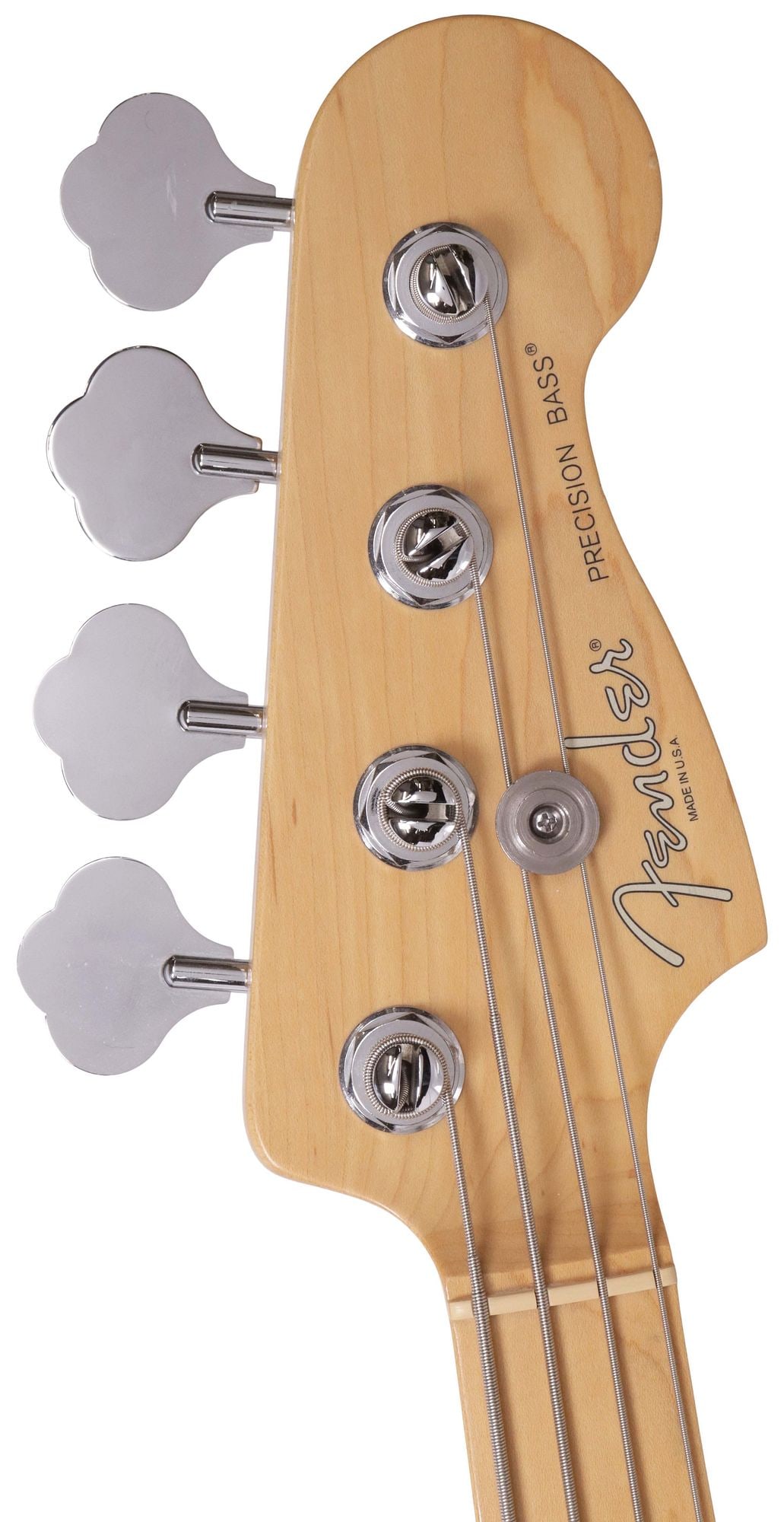 FENDER AMERICAN LIGHT GREY PRECISION BASS IN HARD SHELL CASE - 2