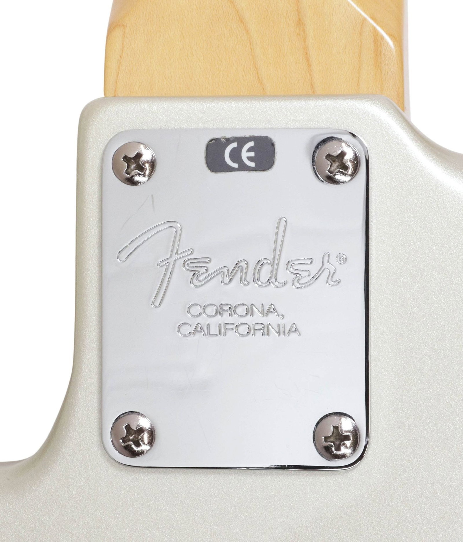 FENDER AMERICAN LIGHT GREY PRECISION BASS IN HARD SHELL CASE - 6