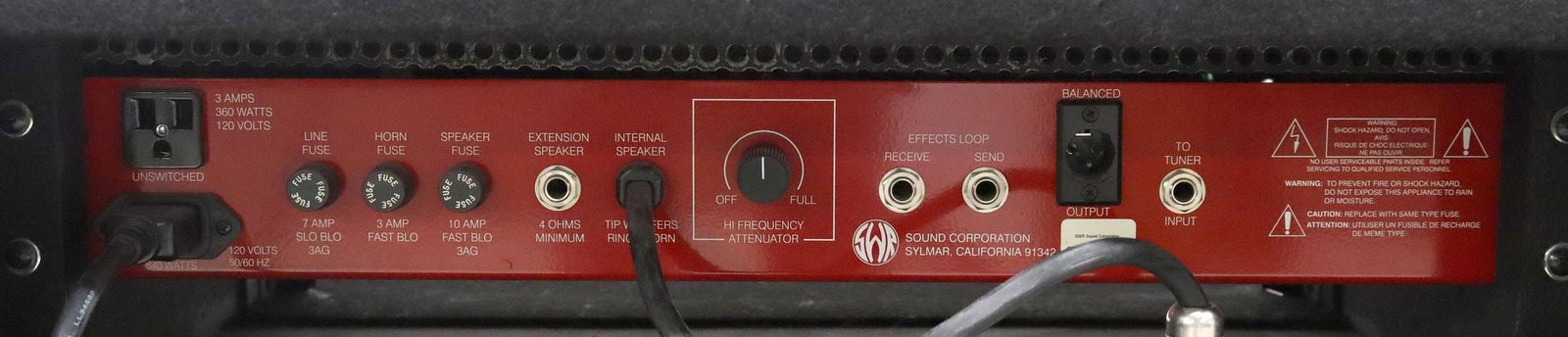 SWR REDHEAD COMBO BASS AMPLIFIER - 7