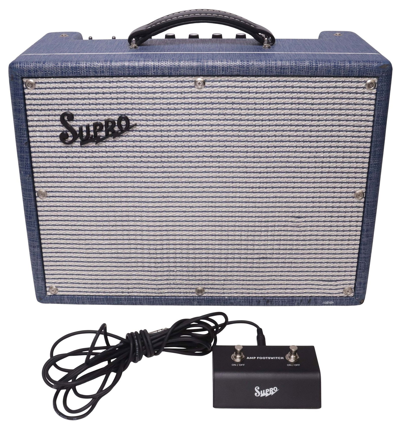 SUPRO 1622RT TREMO-VERB GUITAR AMPLIFIER WITH FOOTSWITCH (1 of 10)