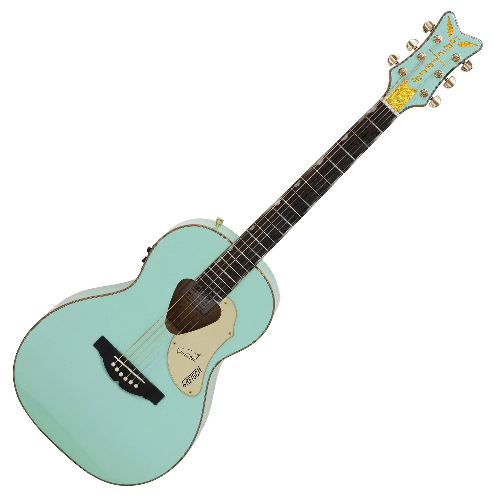 GRETSCH RANCHER G65021E MINT GREEN ACOUSTIC GUITAR IN HARD CASE (1 of 10)