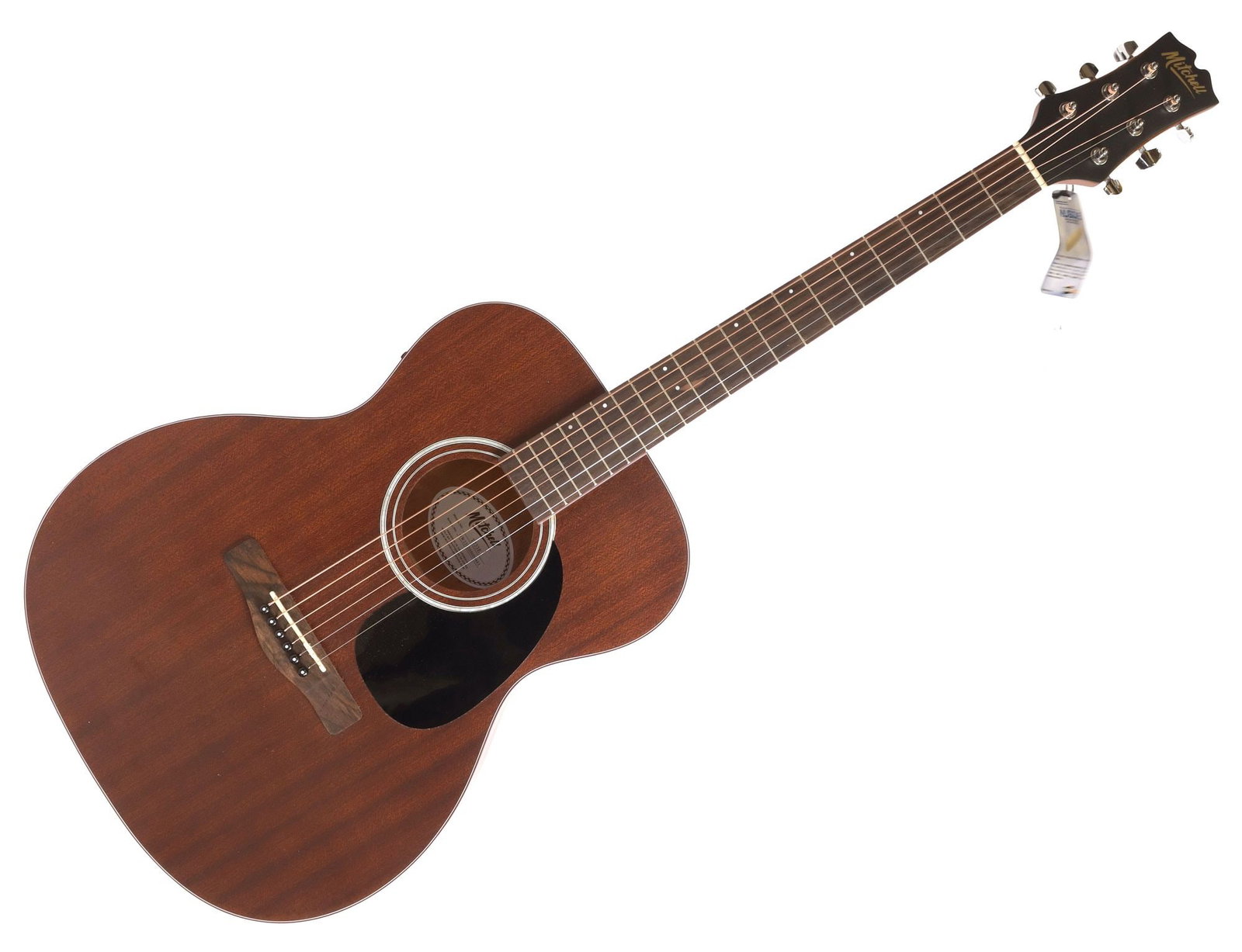 MITCHELL T233E MAHOGANY ACOUSTIC-ELECTRIC GUITAR IN SOFT CASE (1 of 9)