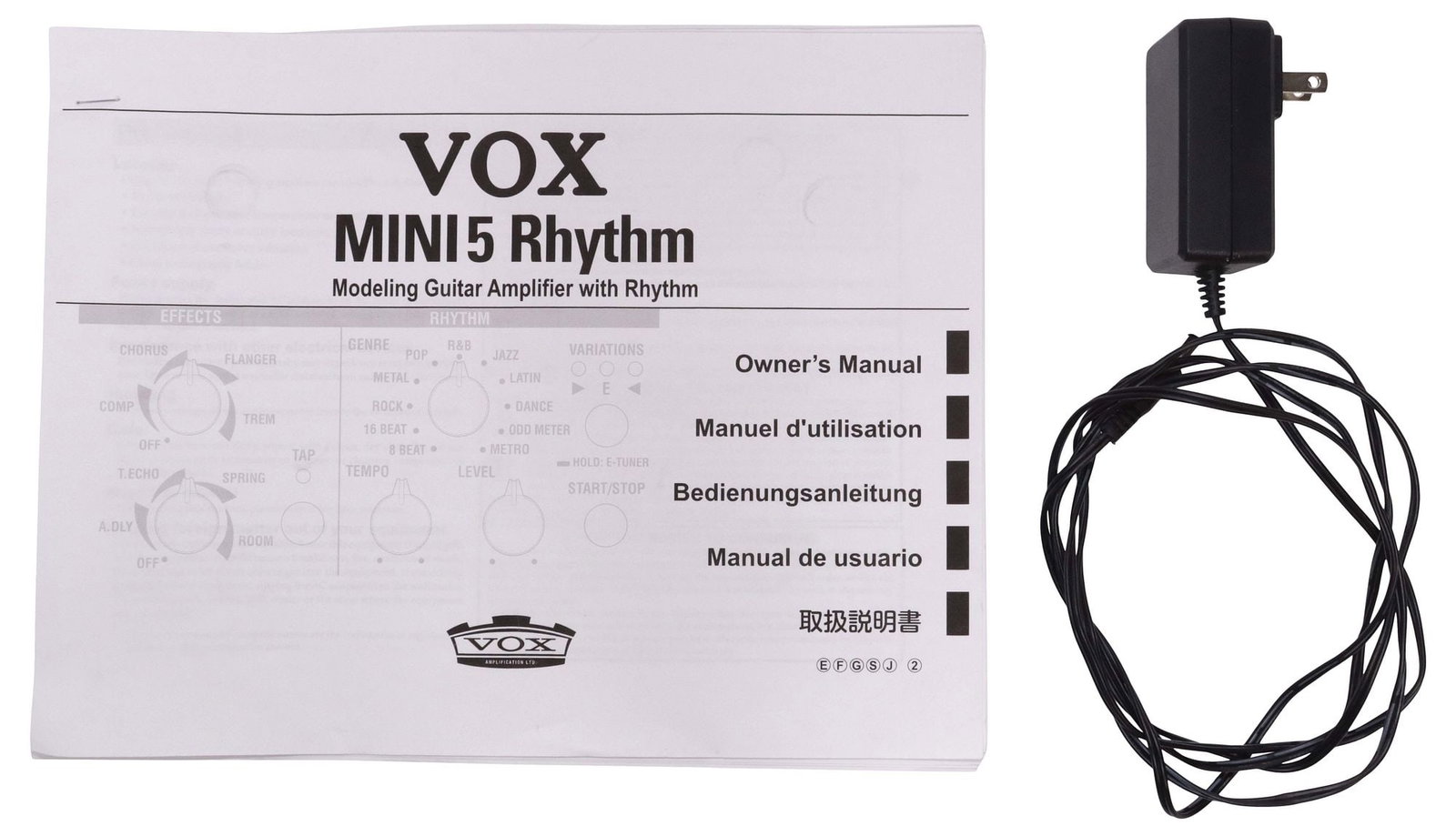 VOX MINI5 RHYTHM MODELING GUITAR AMPLIFIER - 6