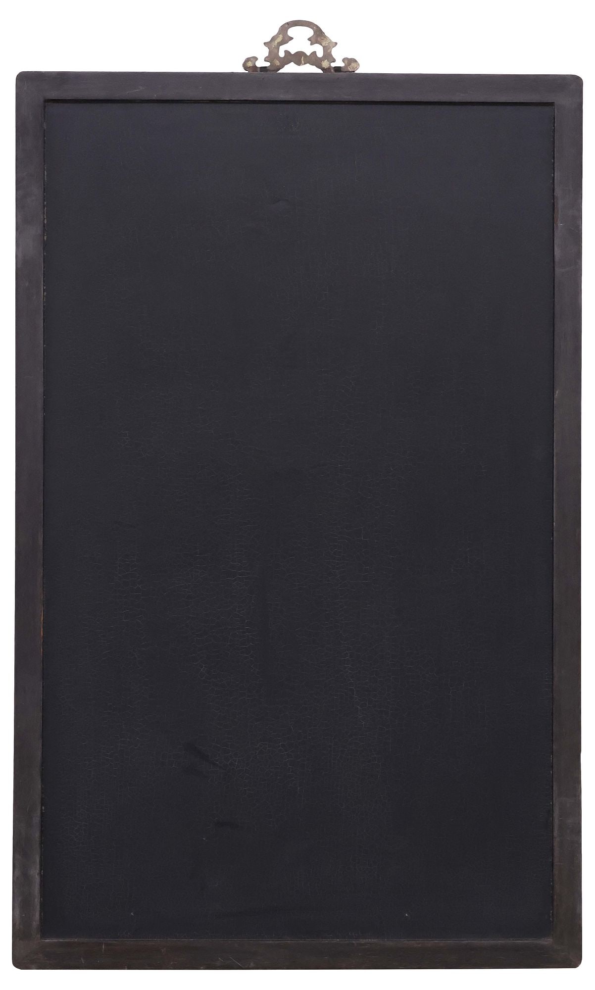 CHINESE BLACK LACQUER HARDSTONE-MOUNTED HANGING PANEL - 5
