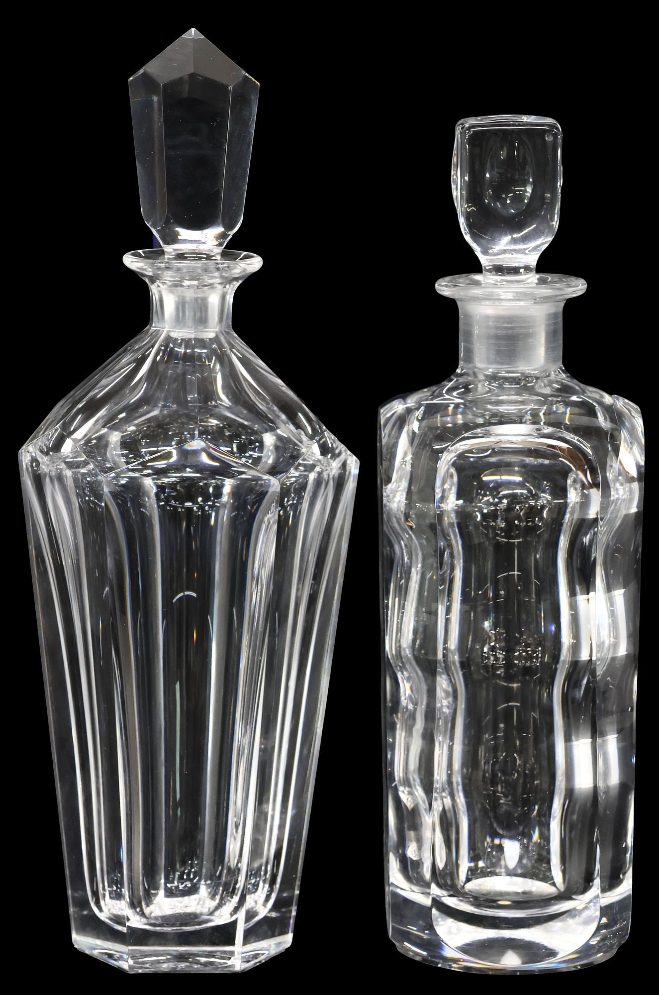 (2) SWEDISH KOSTA BODA & ORREFORS CUT CRYSTAL DECANTERS (1 of 6)