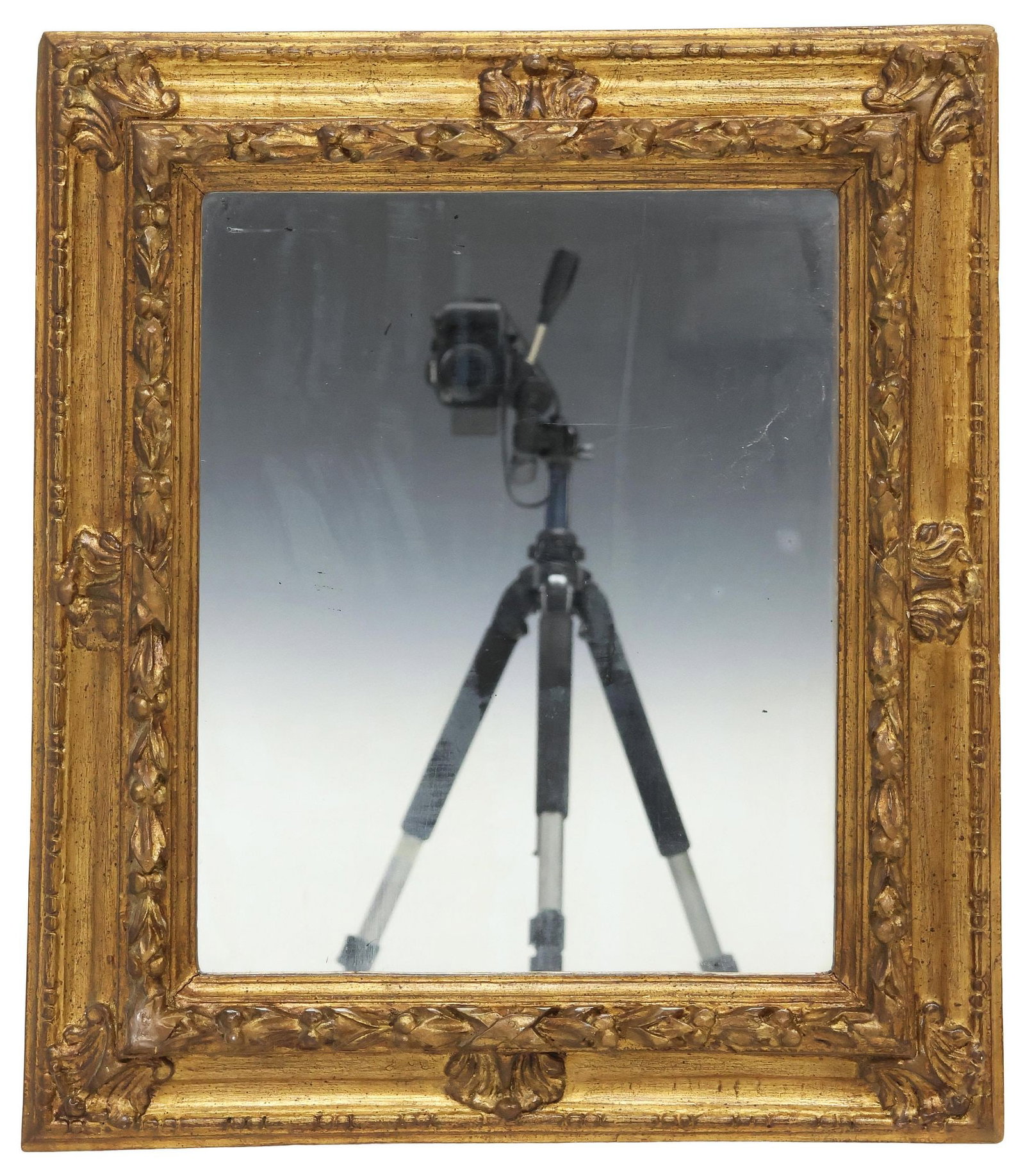 ITALIAN GILT-PAINTED RECTANGULAR PICTURE FRAME MIRROR - 2