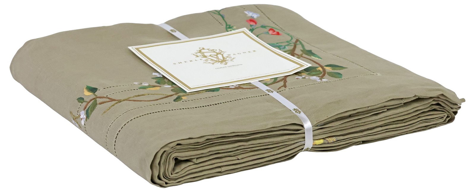 SHERLE WAGNER 'SUMMER GARDEN' KING-SIZE LINEN DUVET COVER (1 of 7)
