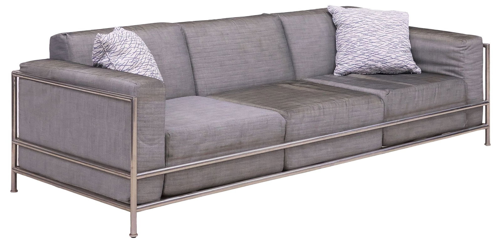 JOHN HUTTON FOR SUTHERLAND (ATTRIB.) 'ECLIPSE' UPHOLSTERED 3-SEAT PATIO SOFA (1 of 4)