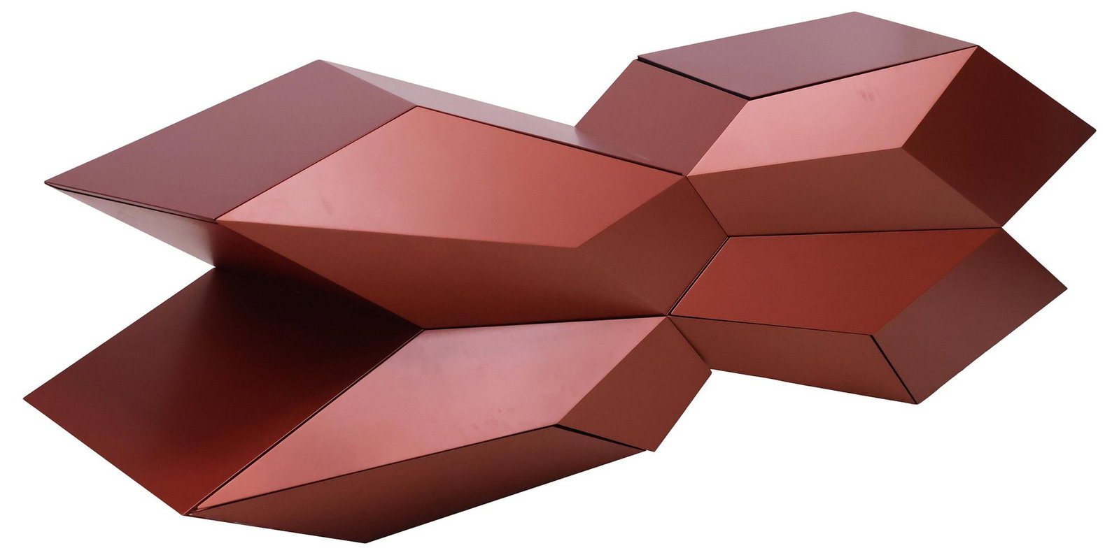 GIACOMO GARZIANO FOR ROCHE BOBOIS 'POLYGONIA' SCULPTURAL STATEMENT SIDEBOARD (1 of 7)