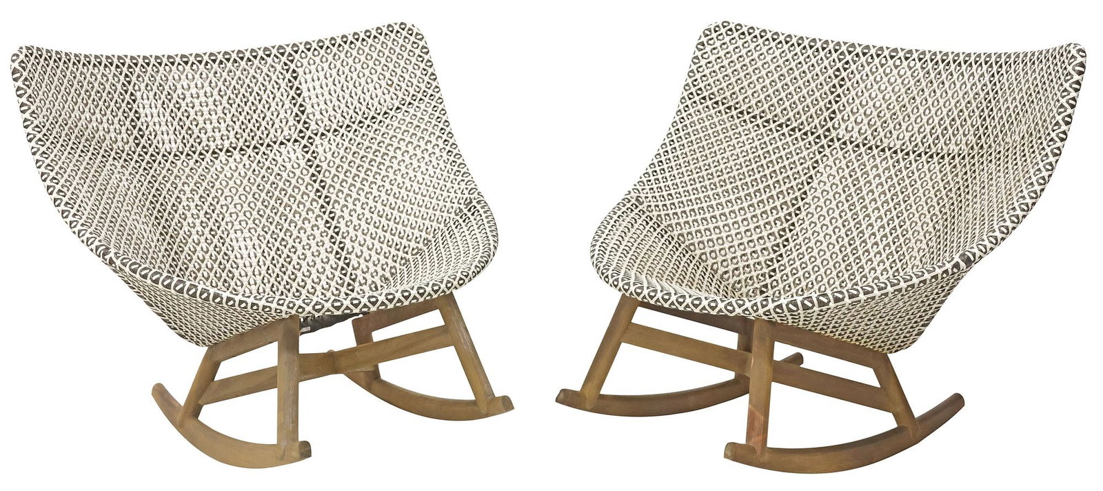 (2) SEBASTIAN HERKNER (B.1981) FOR DEDON 'MBRACE' OUTDOOR ROCKING CHAIRS (1 of 7)