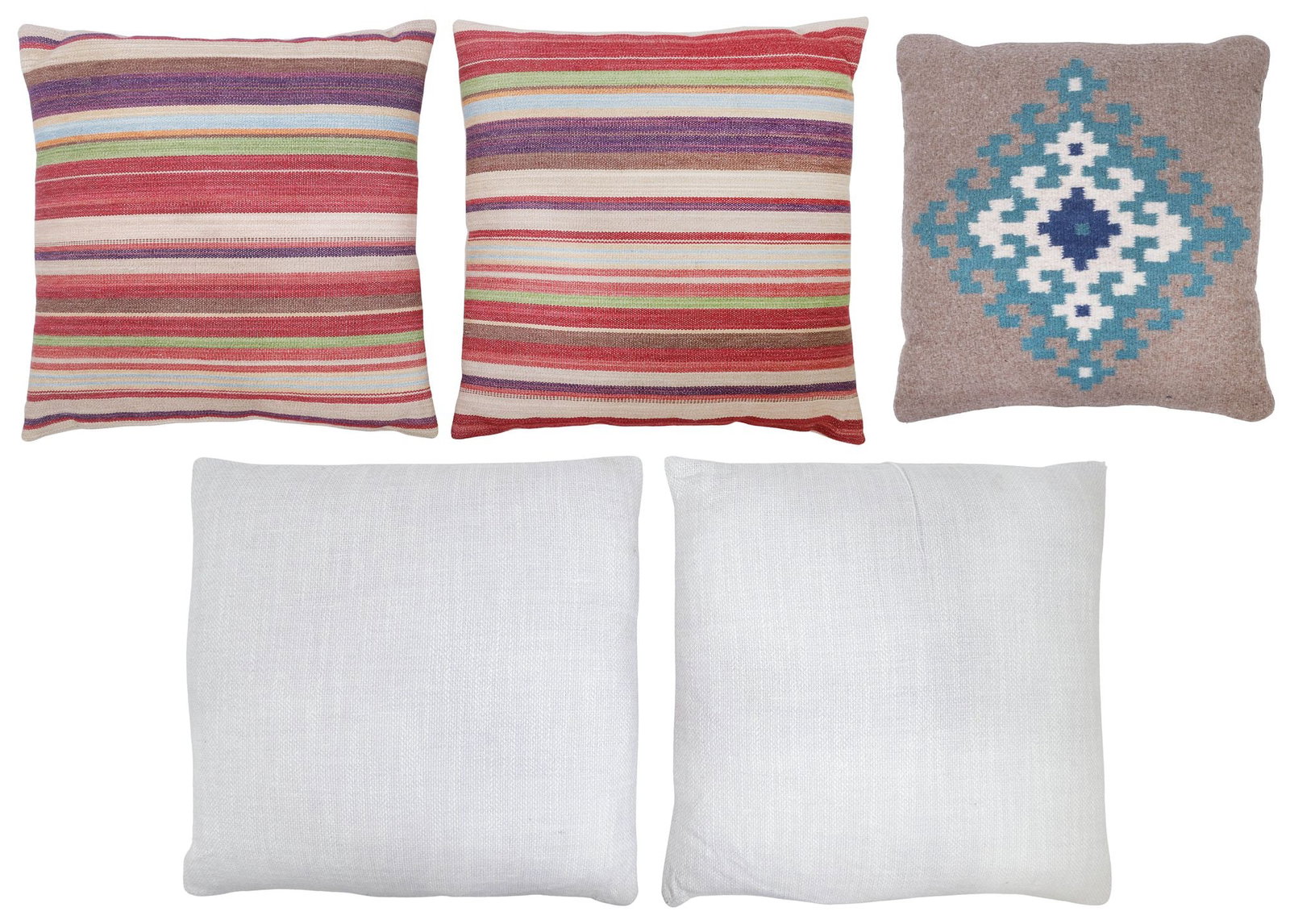 (5) CONTEMPORARY DOWN-FILLED THROW PILLOWS, RYAN STUDIO & OTHER (1 of 3)