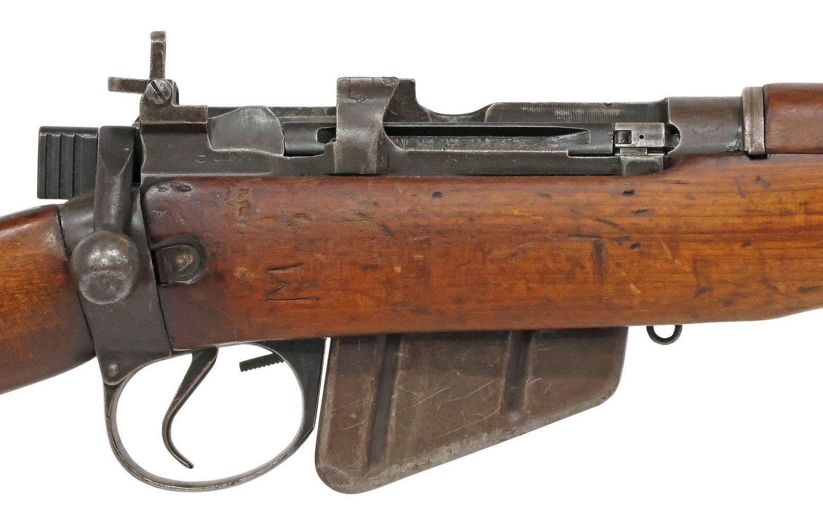 ENFIELD LONGBRANCH NO. 4 MK1* RIFLE, MOUNTED BAYONET (1 of 12)