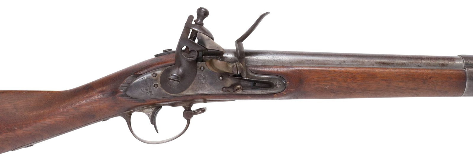 U.S. MODEL 1816 FLINTLOCK TYPE 1 MUSKET MFG. 1820 & BAYONET (1 of 13)