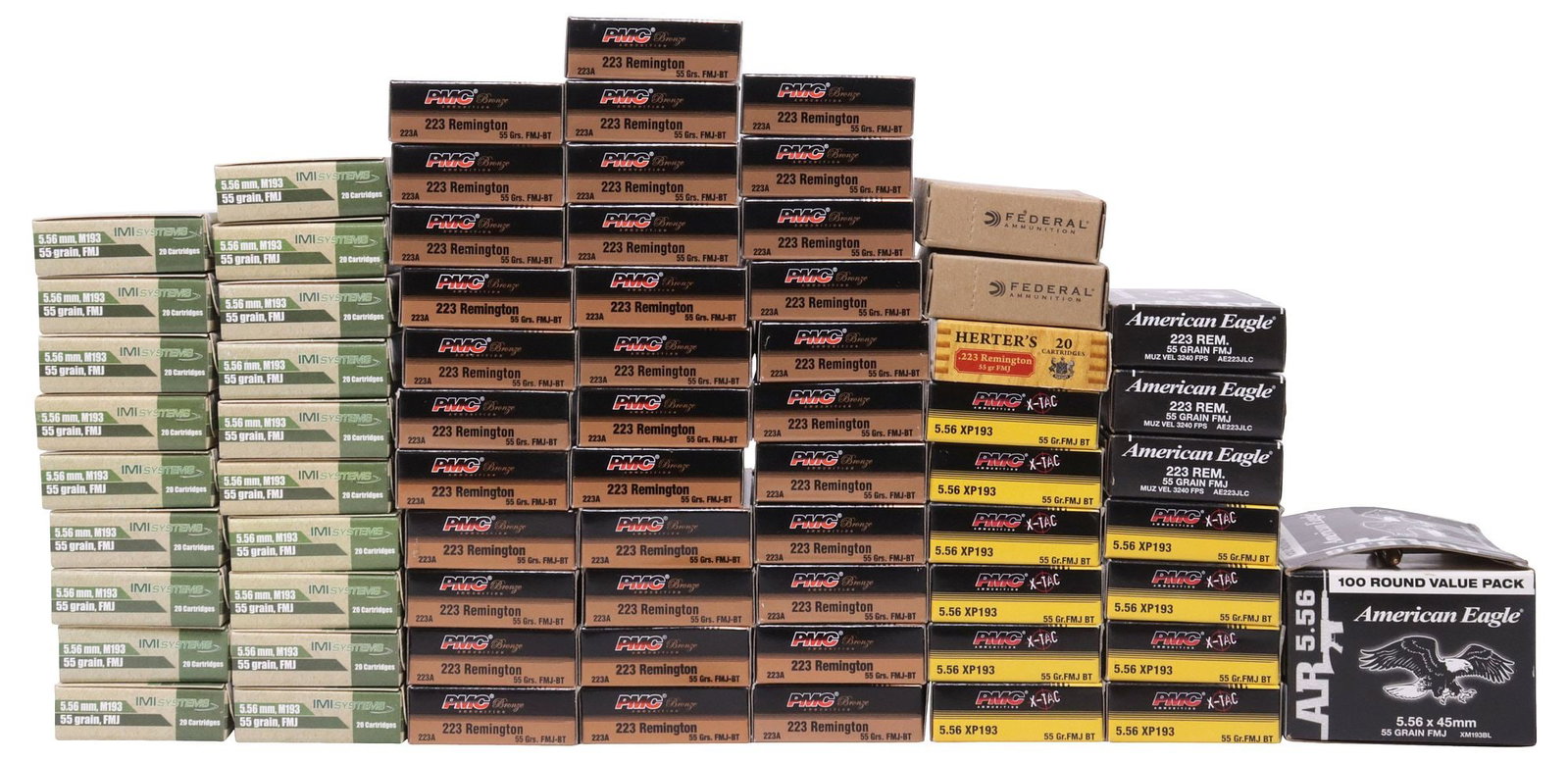 (1461) AMMO, 5.56 & 223 ROUNDS (1 of 5)