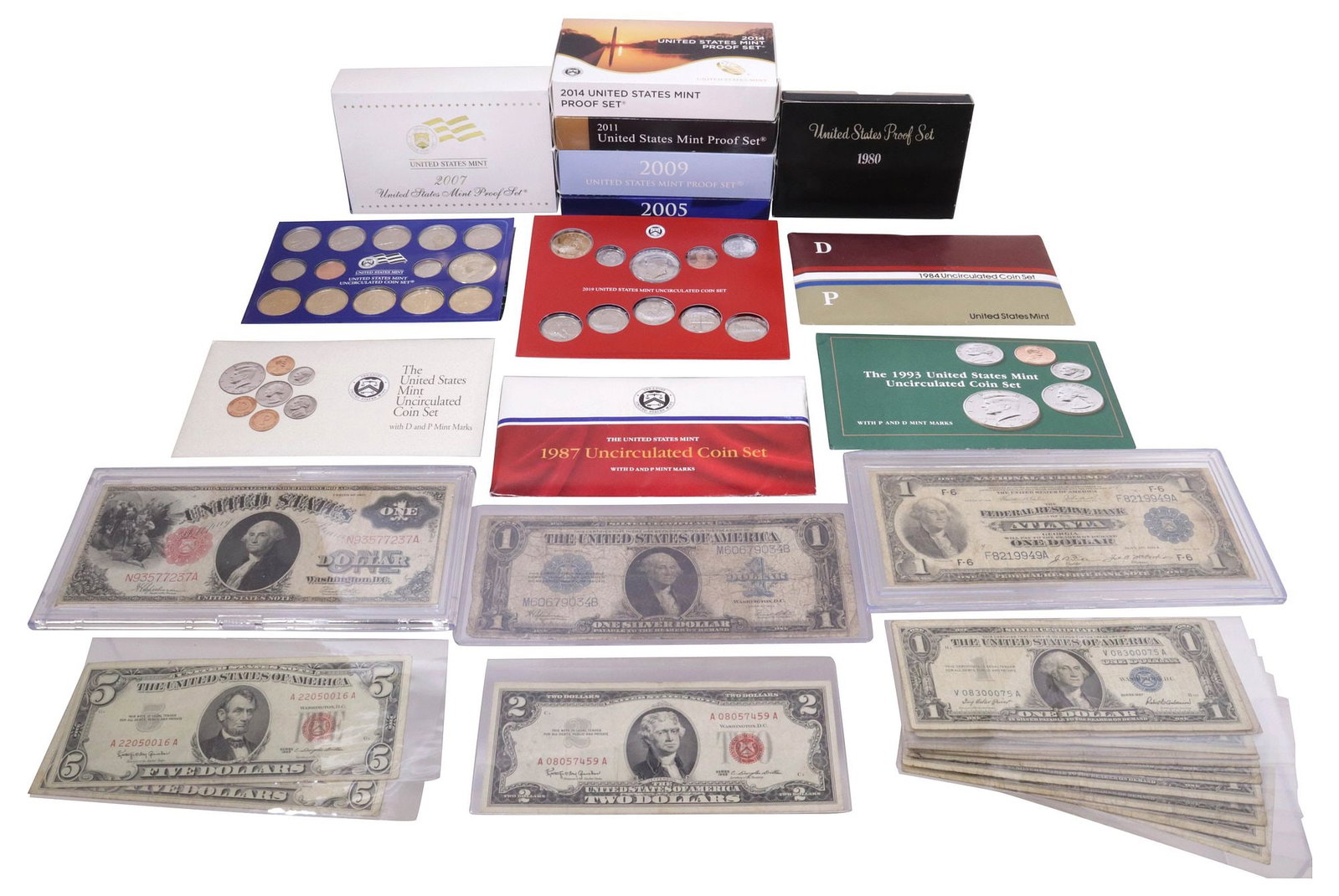 (28) U.S. CURRENCY, PROOF SETS, MINT SETS (1 of 6)