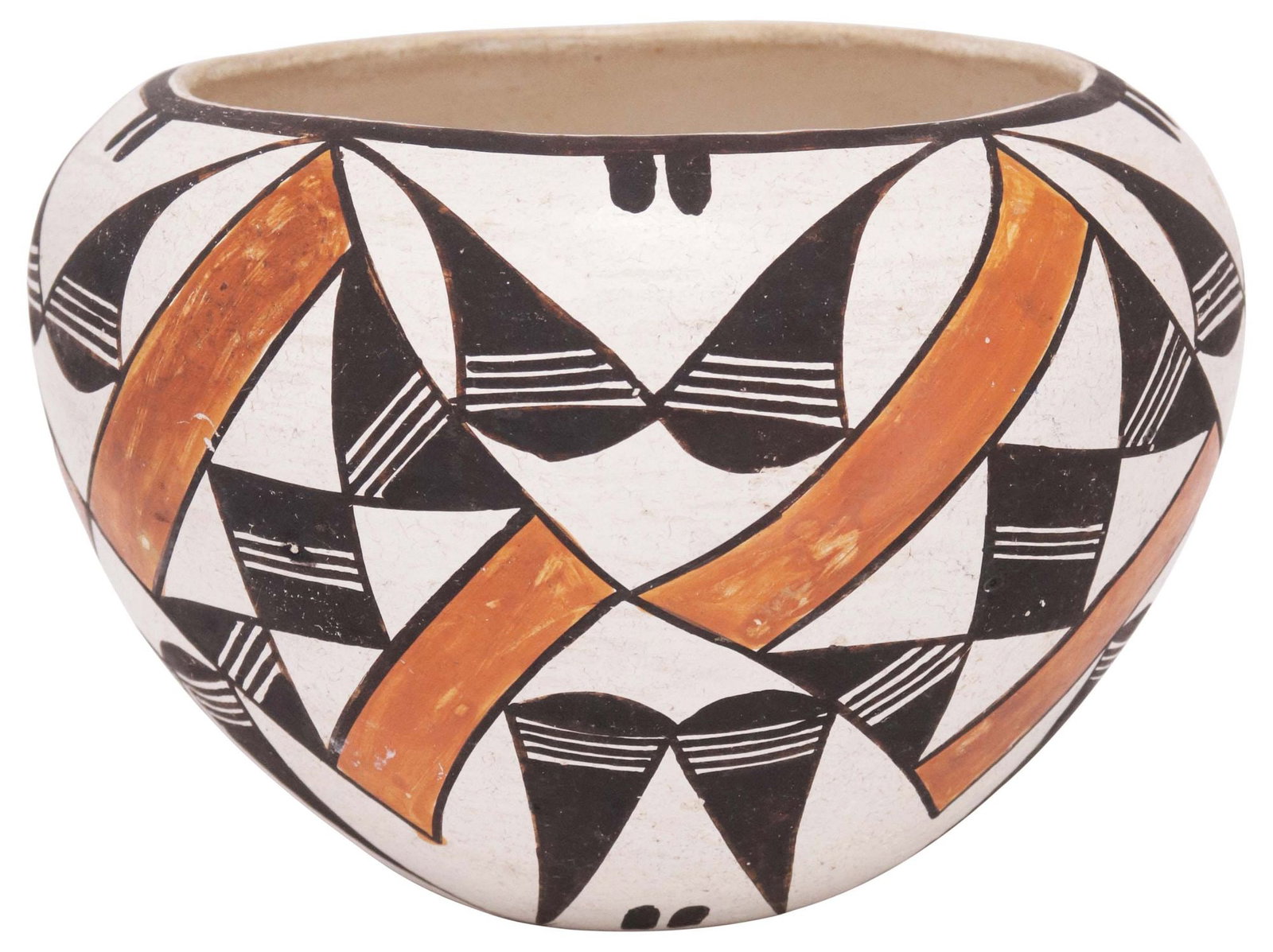 MARIE Z. CHINO (1907-1982) ACOMA PUEBLO POTTERY BOWL / JAR (1 of 5)