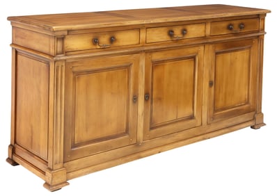 FRENCH LOUIS PHILIPPE STYLE FRUITWOOD SIDEBOARD