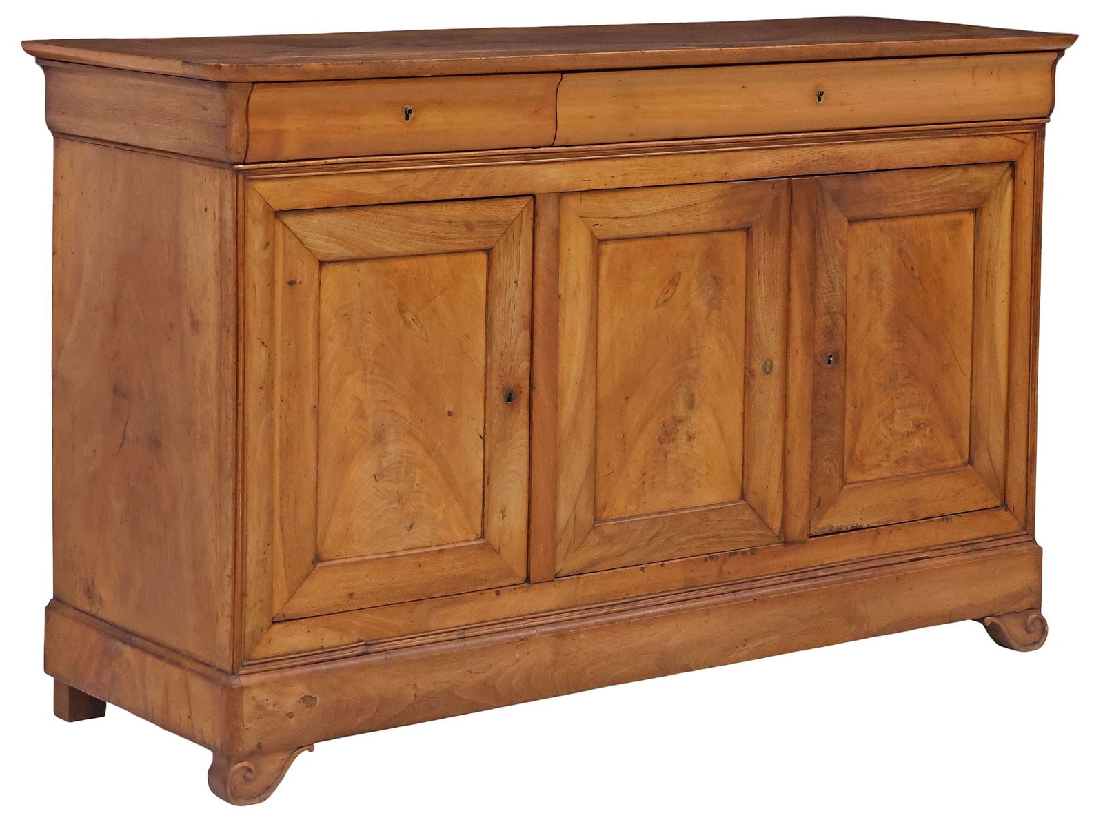 FRENCH LOUIS PHILIPPE PERIOD FRUITWOOD SIDEBOARD (1 of 6)