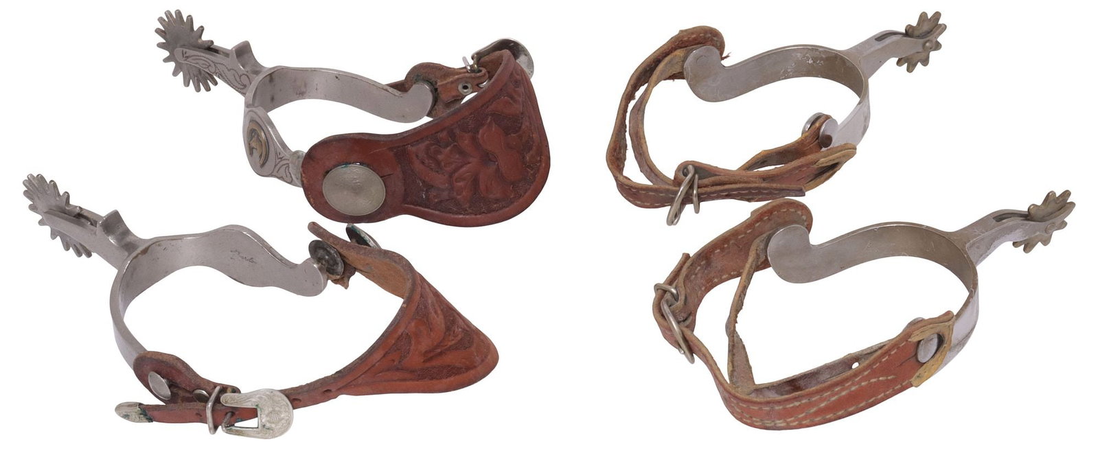 (2) VINTAGE COWBOY SPURS, ONE GAL LEG, ONE RICARDO (1 of 13)