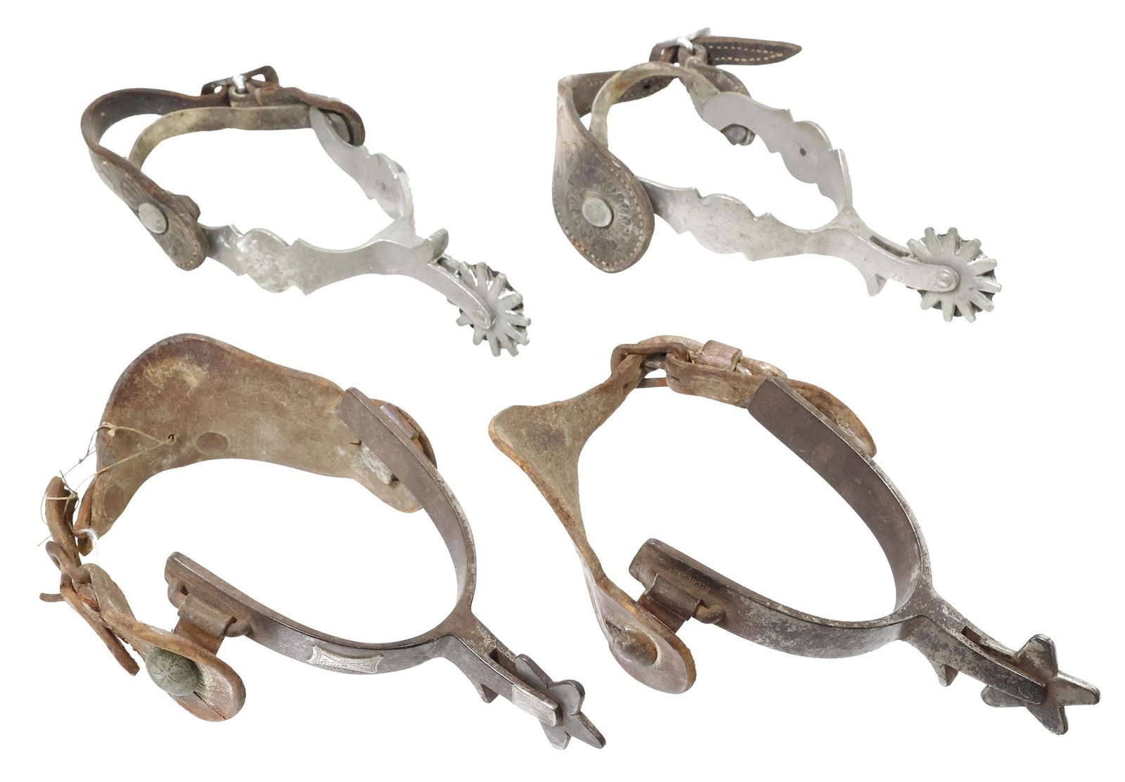 (2) VINTAGE COWBOY SPURS, Mc CHESNEY & OLSEN-NOLTE (1 of 6)