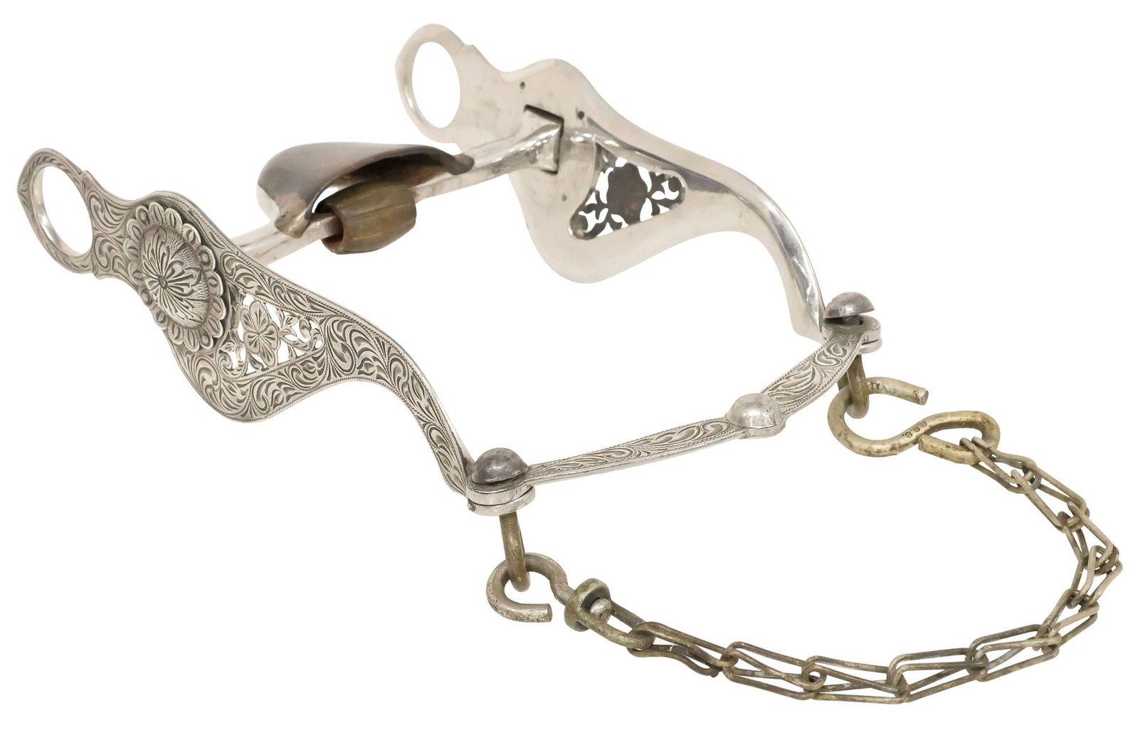 FLEMING SILVER MOUNTED SPADE SHOW BIT (1 of 7)