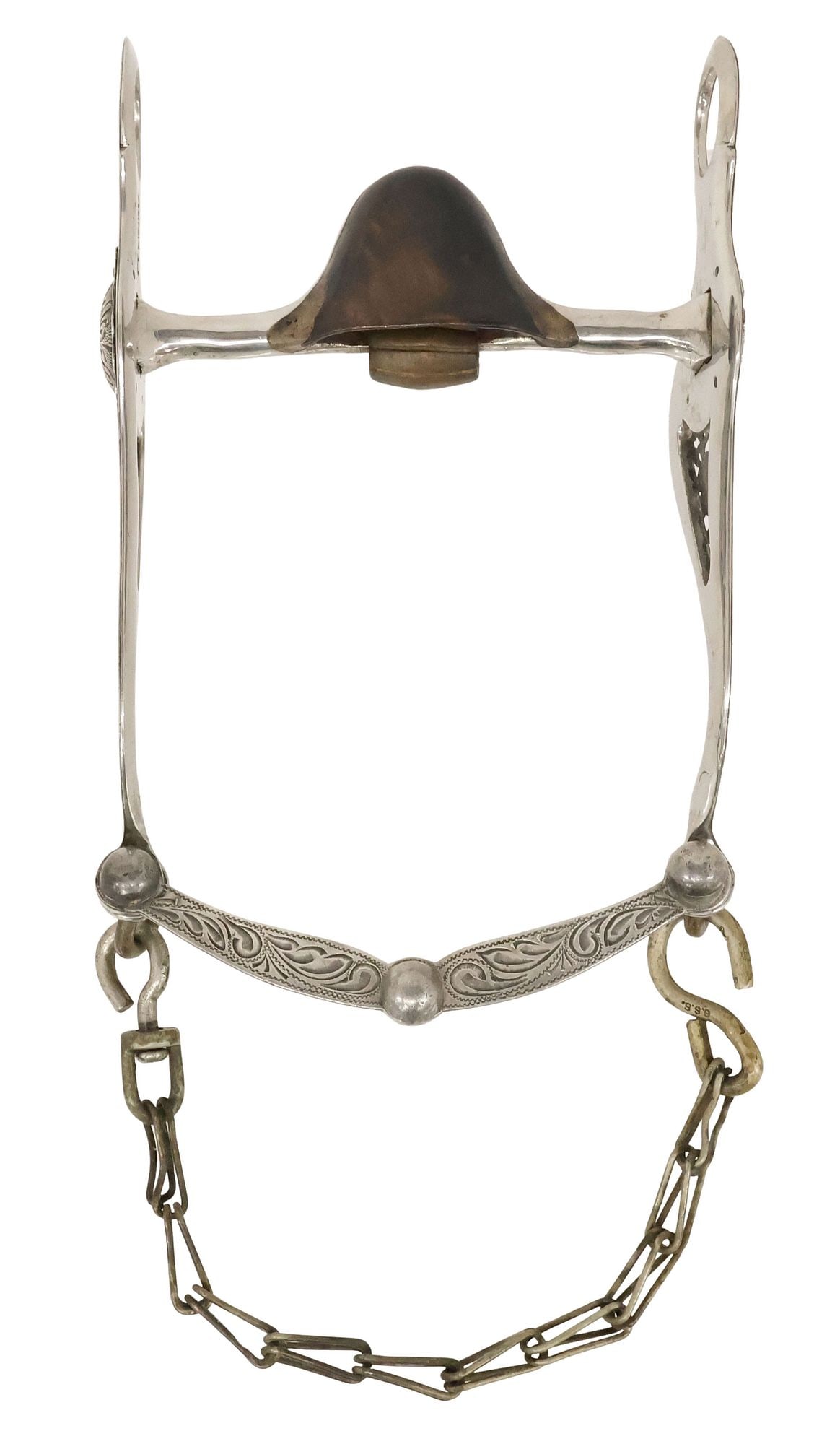 FLEMING SILVER MOUNTED SPADE SHOW BIT - 2