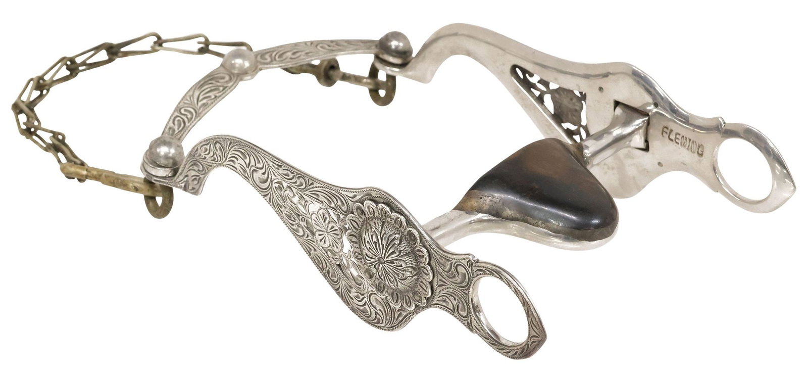 FLEMING SILVER MOUNTED SPADE SHOW BIT - 4