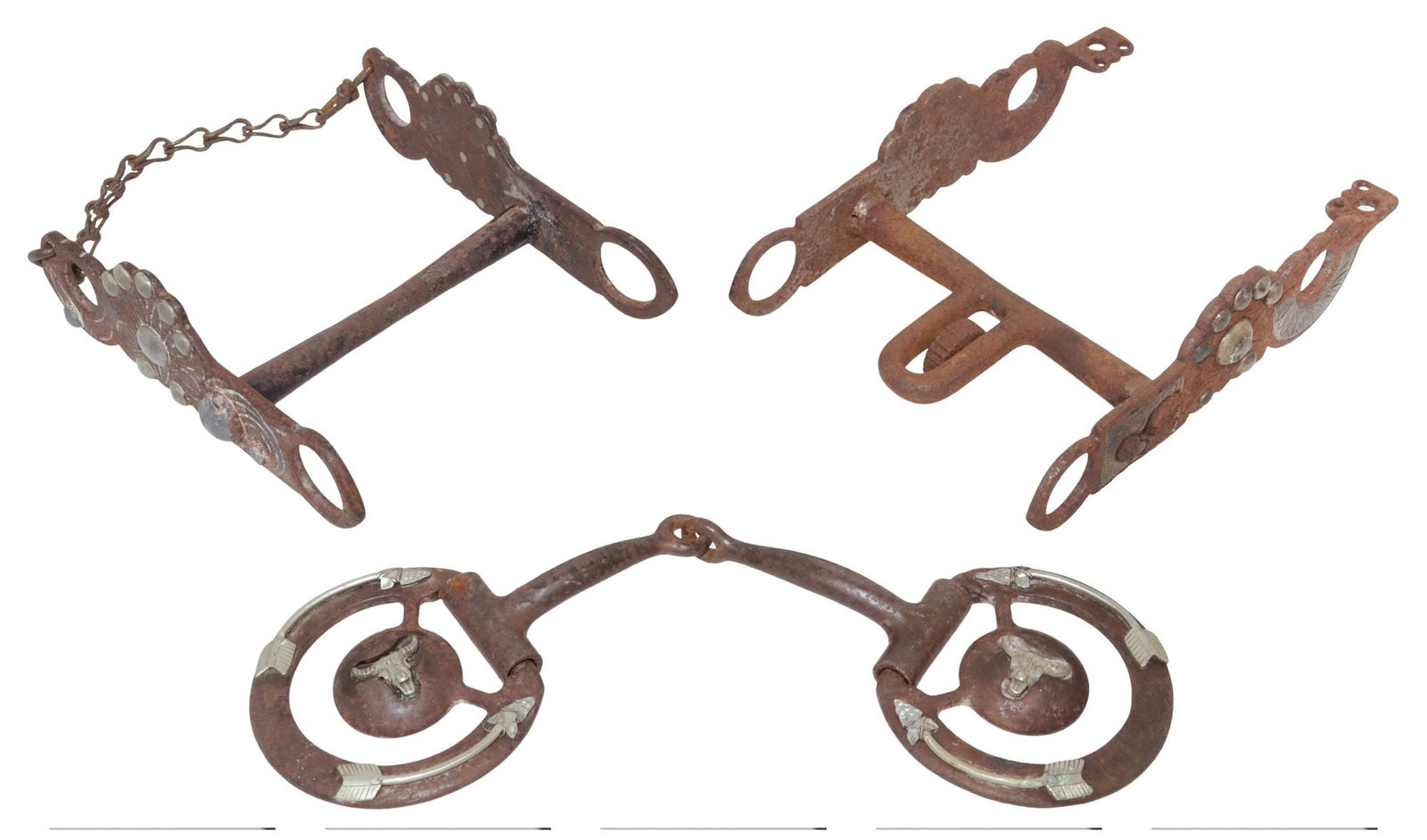 (3) HORSE BITS, KEITH WELLING & KISSING BIRD BITS (1 of 7)