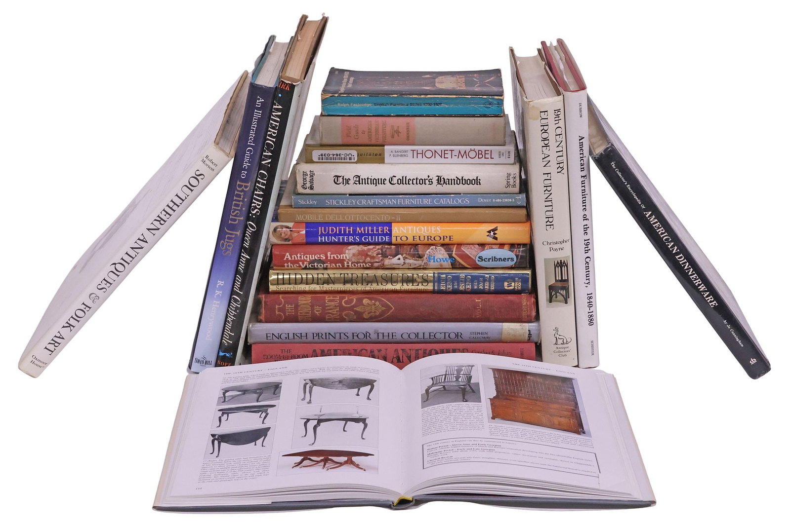 (18) REFERENCE BOOKS: ANTIQUE COLLECTING & FURNITURE (1 of 7)