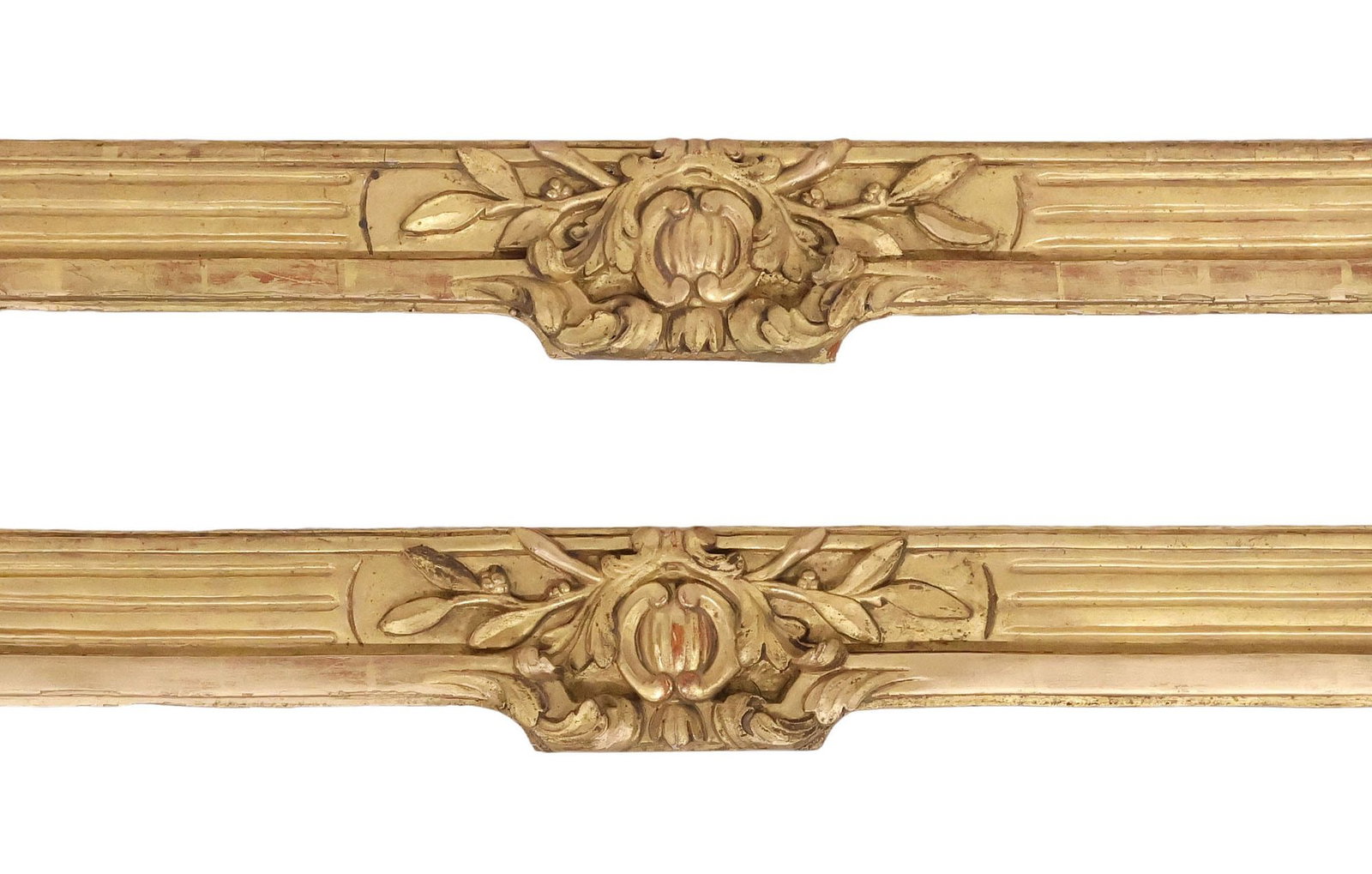 (2) FRENCH NEOCLASSICAL STYLE CARVED GILTWOOD ARCHITECTURAL ELEMENTS (1 of 3)