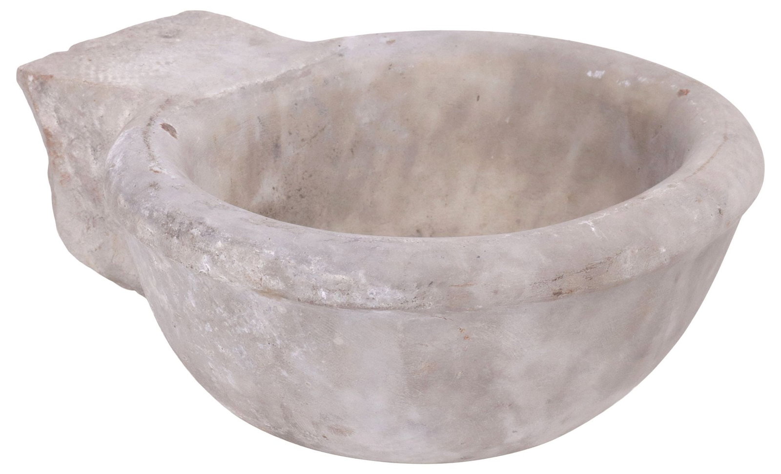 ITALIAN ECCLESIASTICAL CARVED MARBLE HOLY WATER FONT / BASIN (1 of 5)