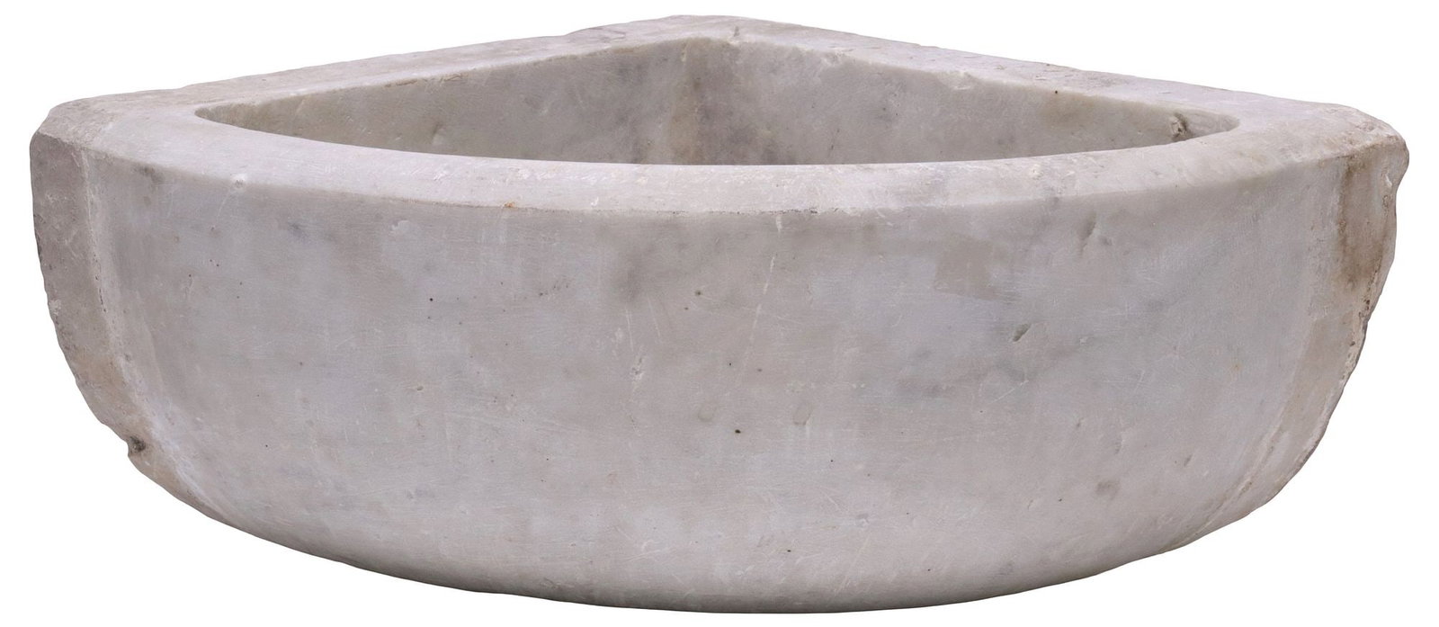 ITALIAN ECCLESIASTICAL CARVED MARBLE HOLY WATER FONT / BASIN (1 of 5)