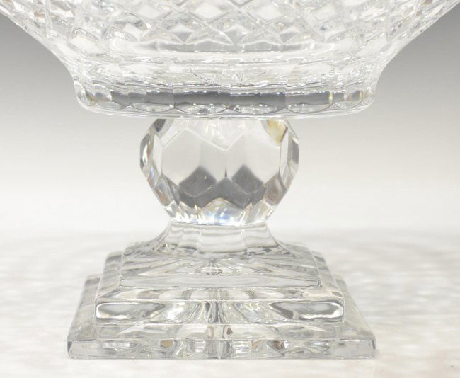 LARGE POLISH CUT CRYSTAL PEDESTAL PUNCH BOWL Lot 360