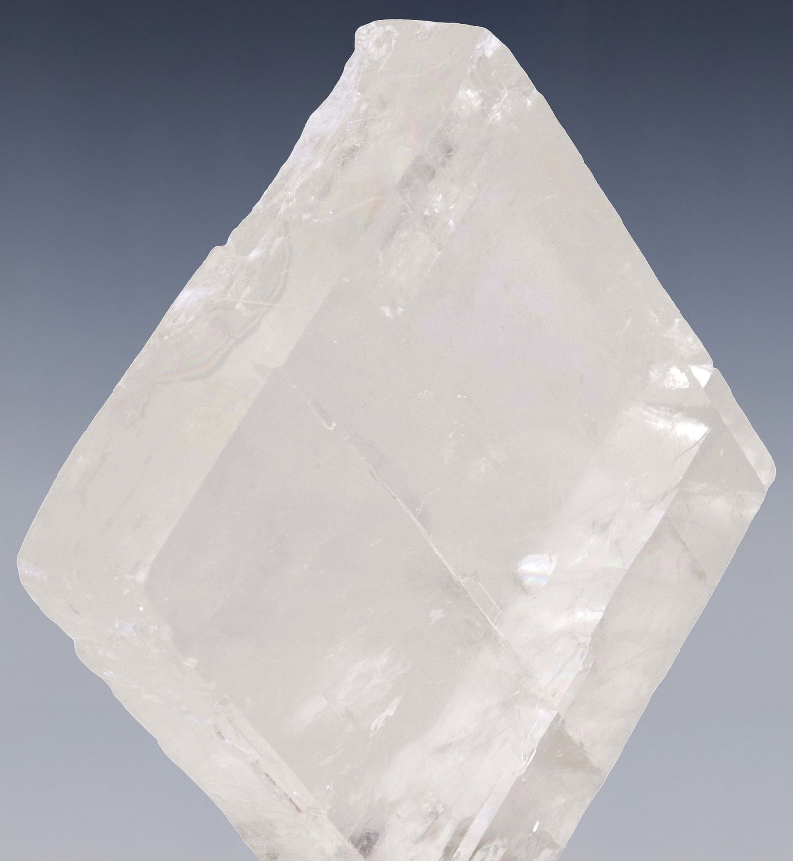 GEOLOGICAL OPTIC CALCITE SPECIMEN ON MARBLE BASE - 2