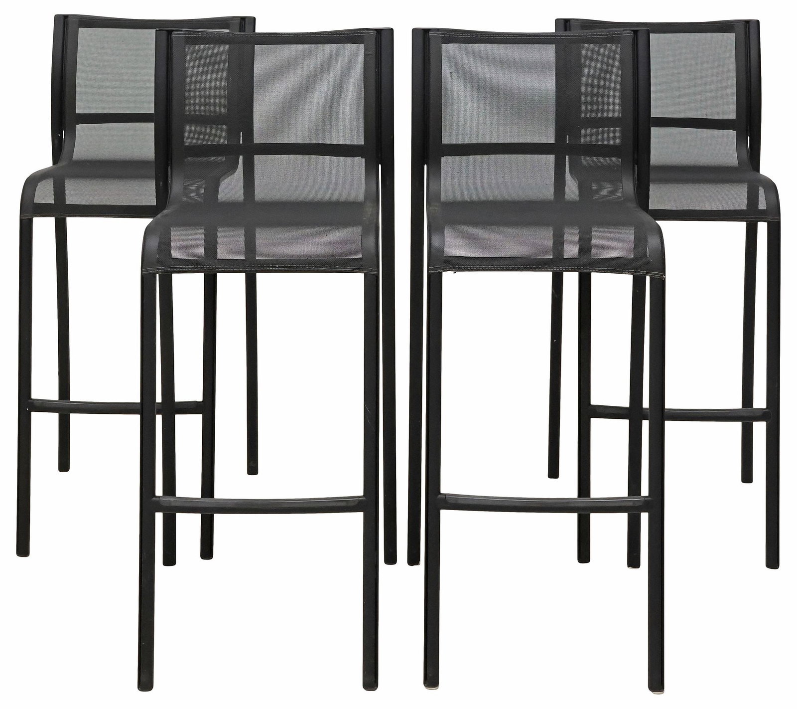 (4) STEFANO GIOVANNONI (B.1954) FOR MAGIS 'PASO DOBLE' STACKING PATIO BAR CHAIRS (1 of 4)