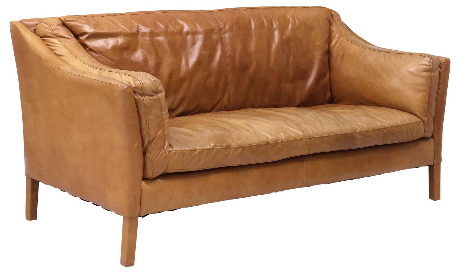 TIMOTHY OULTON FOR HALO (ATTRIB.) 'REGGIO' LEATHER-UPHOLSTERED SOFA (1 of 3)