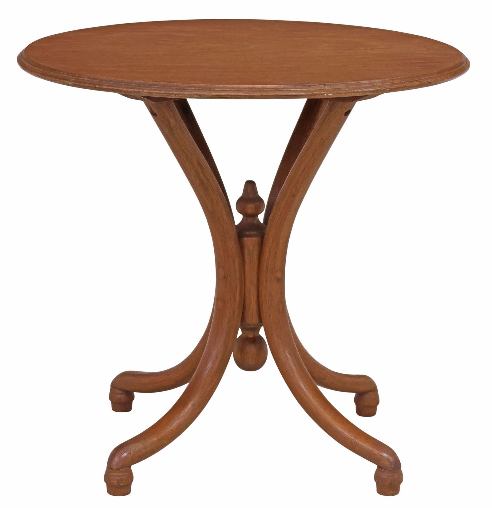 VINTAGE THONET-STYLE BENTWOOD CIRCULAR SIDE TABLE (1 of 3)