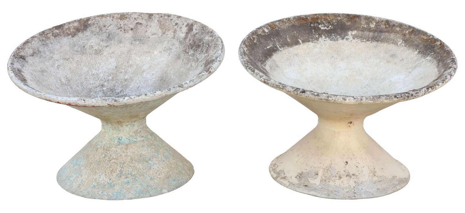 (2) MANNER OF WILLY GUHL MODERNIST OFF-KILTER PLANTERS (1 of 3)