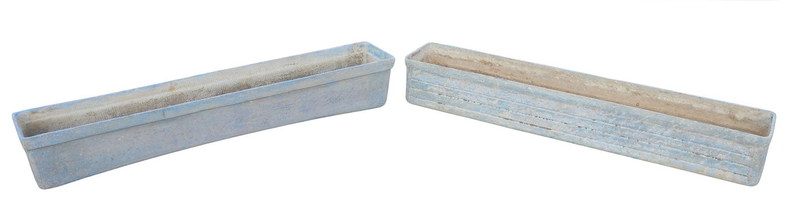 (2) MANNER OF WILLY GUHL MODERNIST TROUGH PLANTERS / JARDINIERES (1 of 3)
