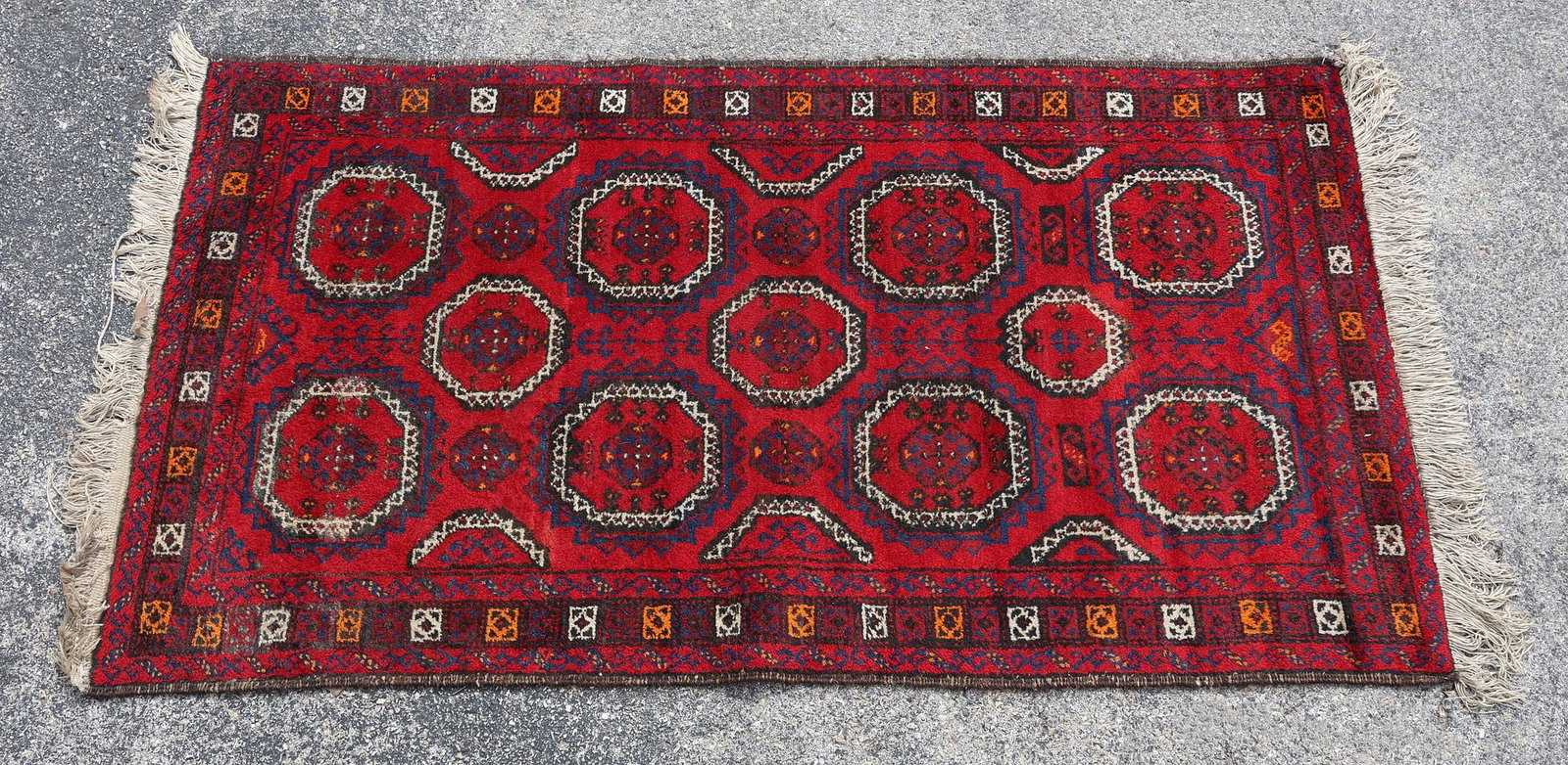 ESTATE HAND-TIED PERSIAN RUG, 5'10" X 3'2" (1 of 3)