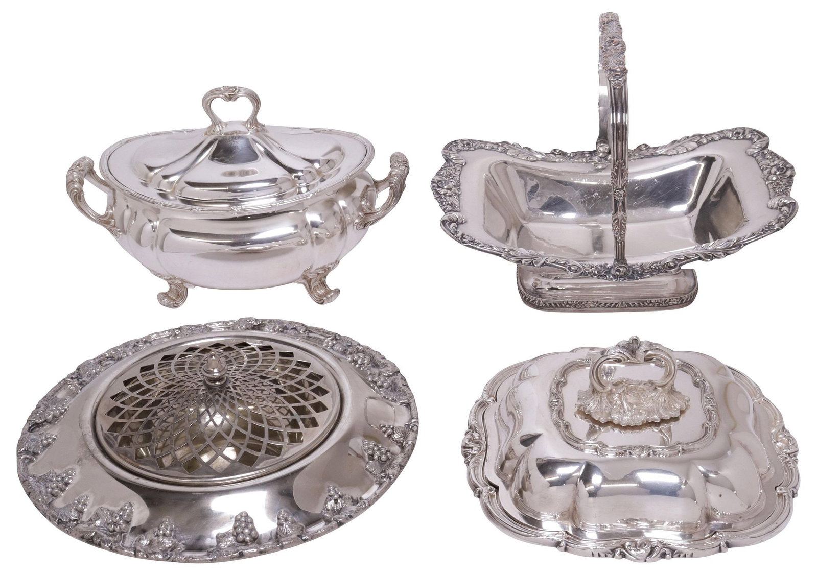 (4) AMERICAN & ENGLISH SILVERPLATE SERVICEWARE, GORHAM & OTHER (1 of 9)
