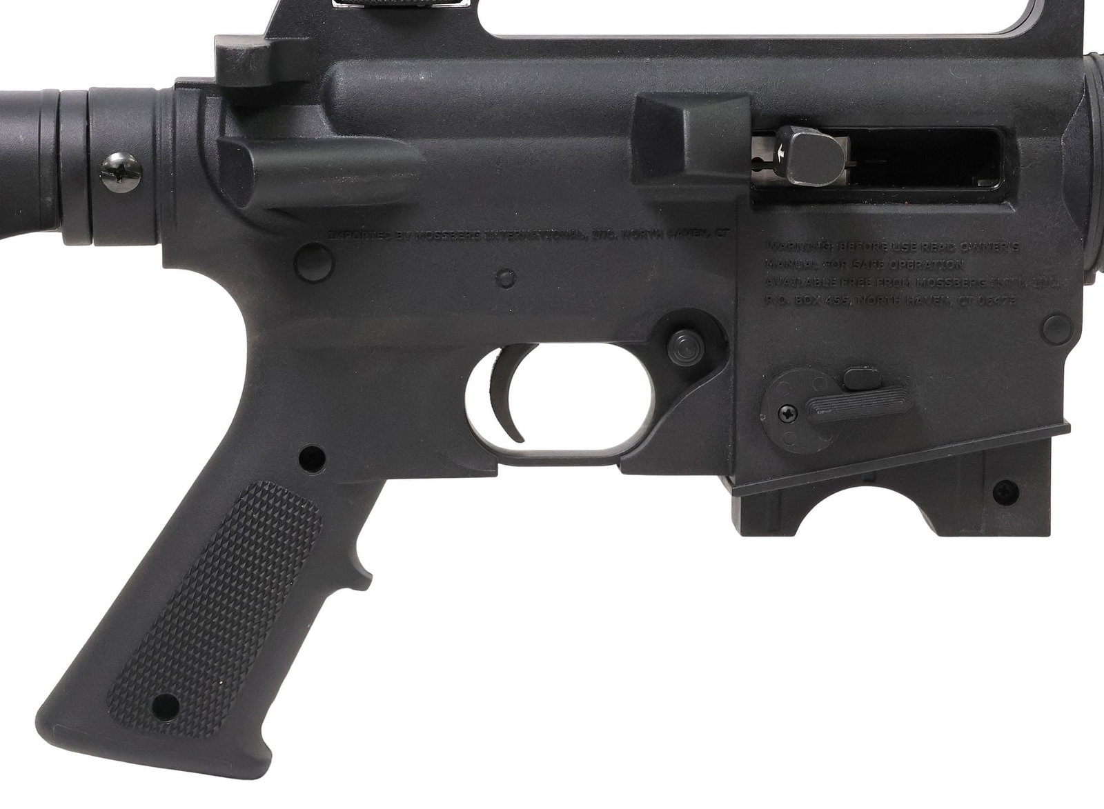 MOSSBERG 715T RIFLE, .22LR, EXTRA MAGS, EXCELLENT CONDITON: Mossberg Model 715T Rifle, auto load, .22LR caliber, all black polymer construction, 18" barrel, raised short blade front sight, accessory rails at four sides, upper carry handle with adjustable 